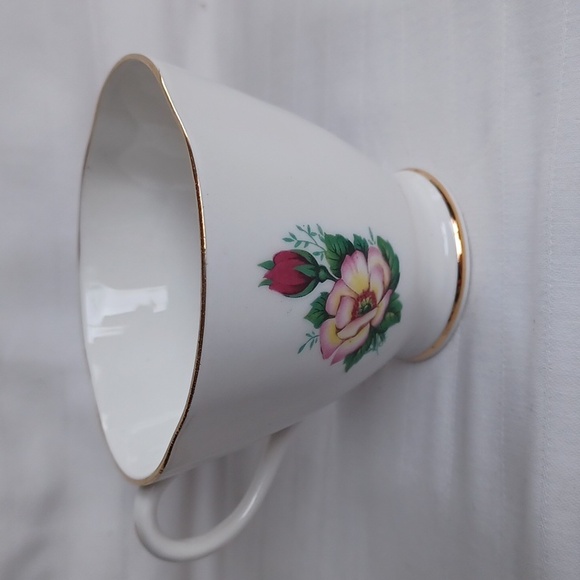 Royal Stuart Spencer Stevenson England Vintage Bone China Floral Teacup & Saucer - Picture 5 of 12